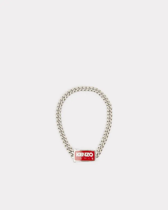 MenWomen 039KENZO Paris039 Necklace Medium Red Kenzo Pins And Jewelry