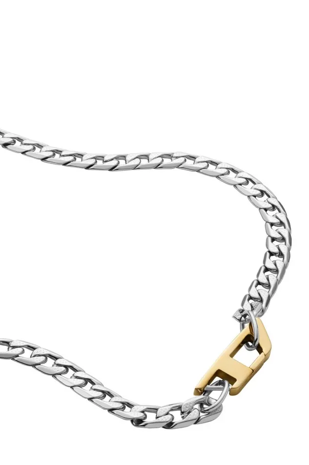 MenWomen Diesel Jewelry DX1343 Silver