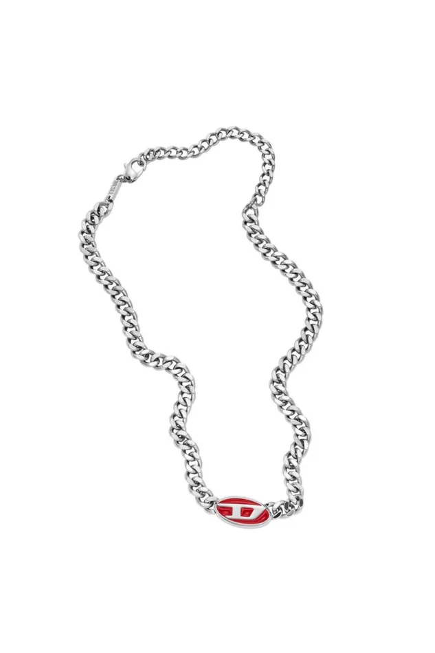 MenWomen Diesel Jewelry DX1446 Silver
