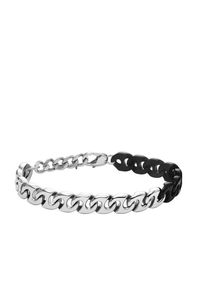 MenWomen Diesel Jewelry DX1529931 Silverblack