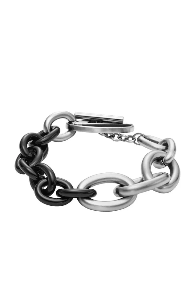 MenWomen Diesel Jewelry DX1531931 Silverblack MenWomen Diesel Jewelry DX1531931 Silverblack
