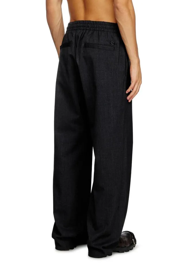 MenWomen Diesel Pants and Shorts PCLAYS Black