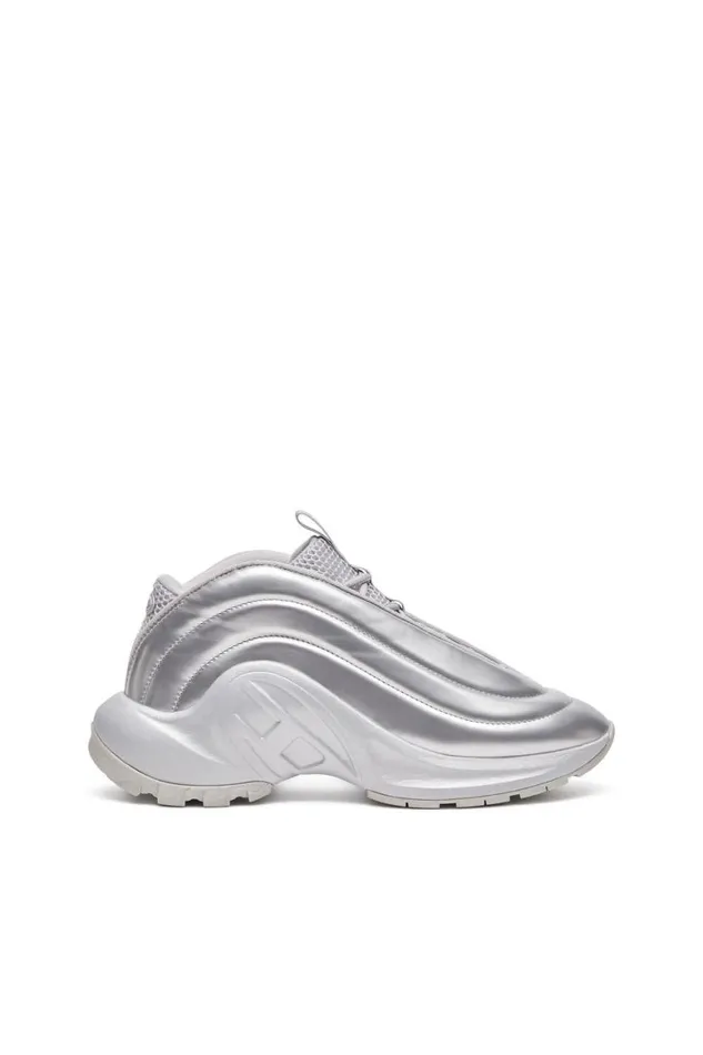 MenWomen Diesel Sneakers SDRUNNER X Silver