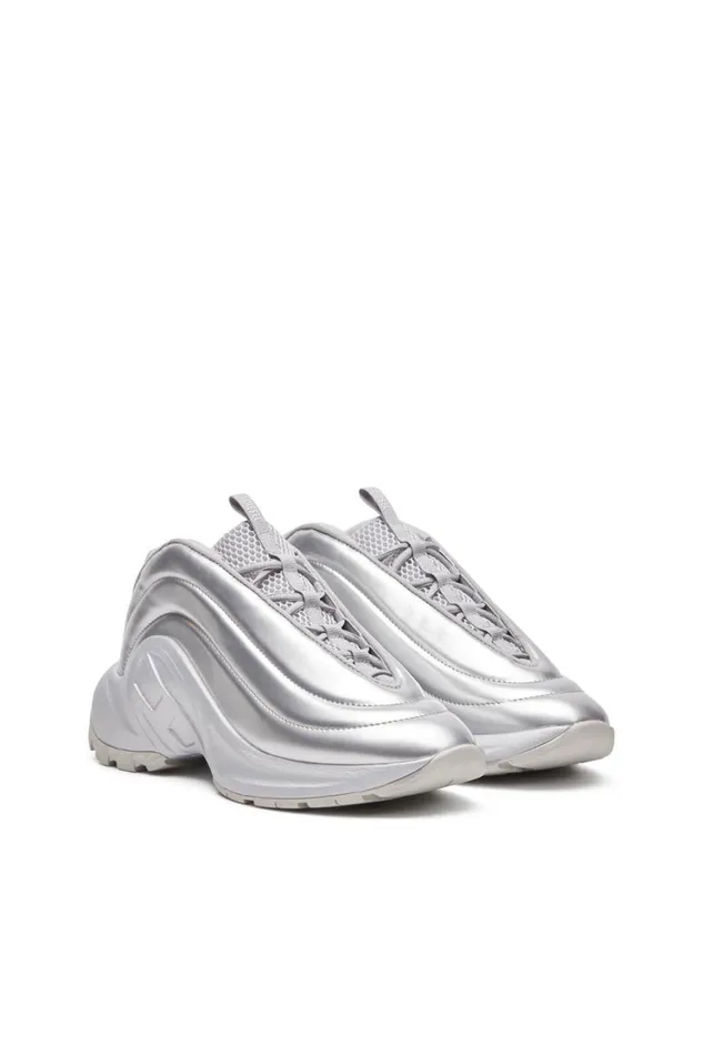 MenWomen Diesel Sneakers SDRUNNER X Silver