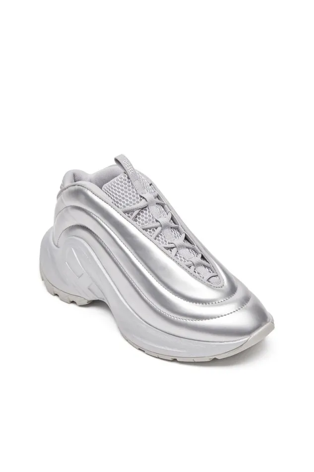 MenWomen Diesel Sneakers SDRUNNER X Silver