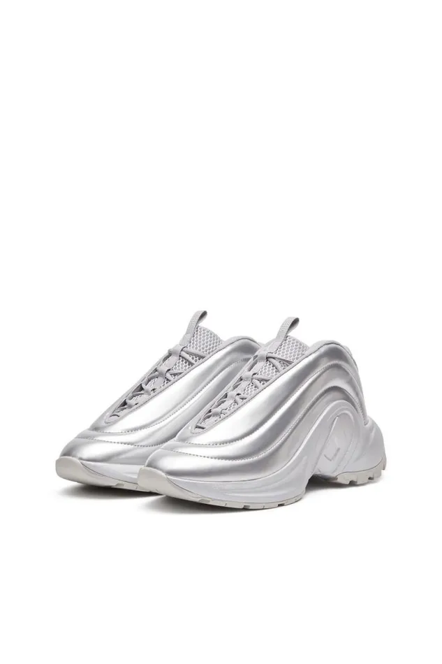 MenWomen Diesel Sneakers SDRUNNER X Silver