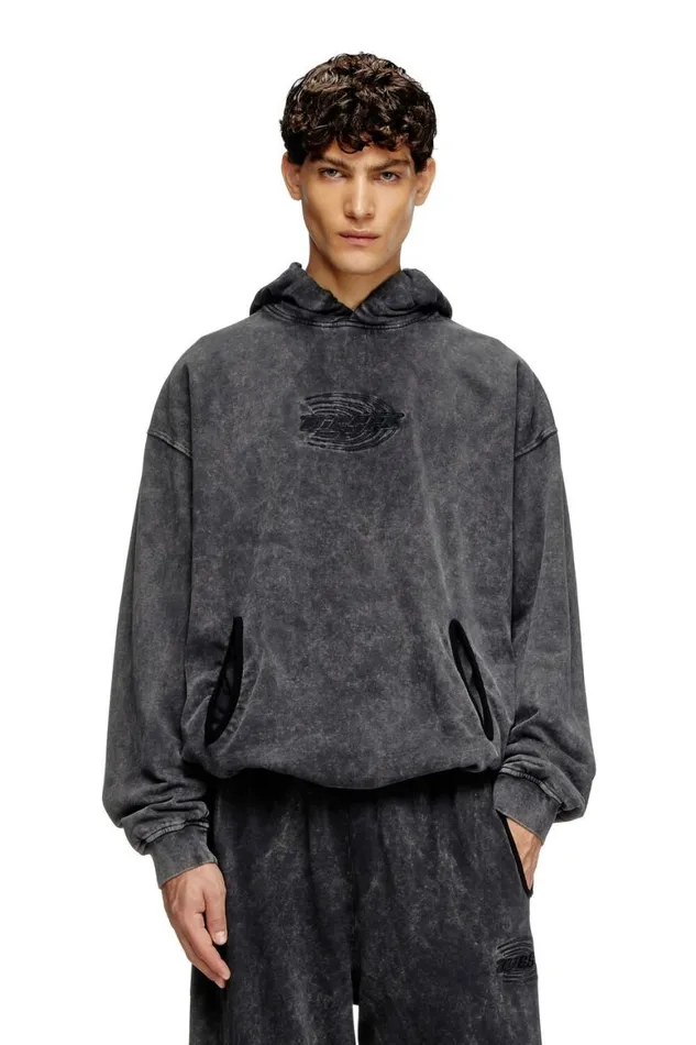 MenWomen Diesel Sweatshirts and Hoodies SBOXSTICHOOD Dark Grey MenWomen Diesel Sweatshirts and Hoodies SBOXSTICHOOD Dark Grey