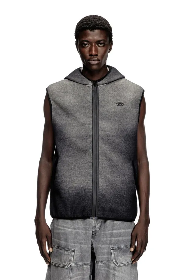 MenWomen Diesel Sweatshirts and Hoodies SHAKY Black