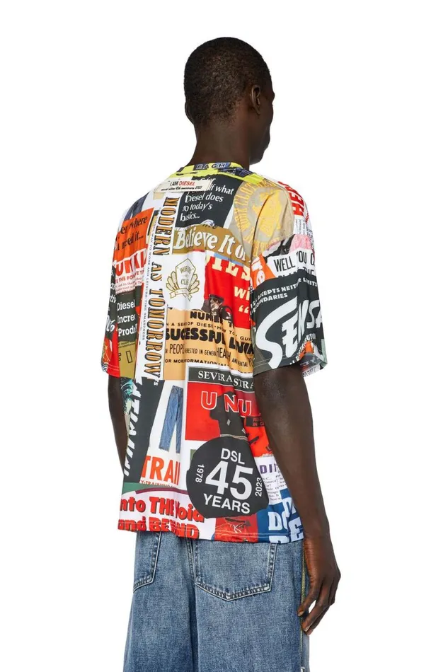MenWomen Diesel TShirts and Polos ANN45TBOXT Whitered MenWomen Diesel TShirts and Polos ANN45TBOXT Whitered