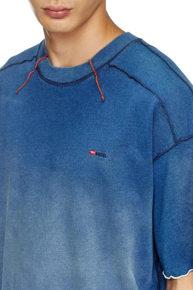MenWomen Diesel TShirts and Polos TCRAOBOXT Blue MenWomen Diesel TShirts and Polos TCRAOBOXT Blue