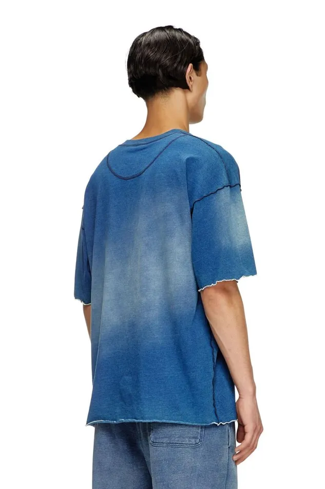 MenWomen Diesel TShirts and Polos TCRAOBOXT Blue MenWomen Diesel TShirts and Polos TCRAOBOXT Blue
