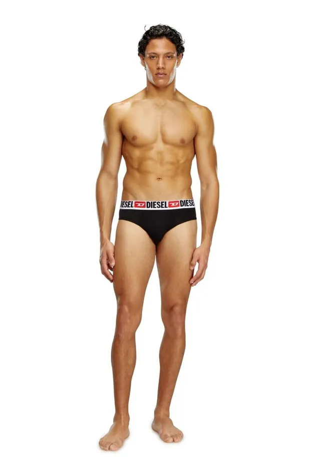 MenWomen Diesel Underwear UMBRANDRETHREEPACK Black