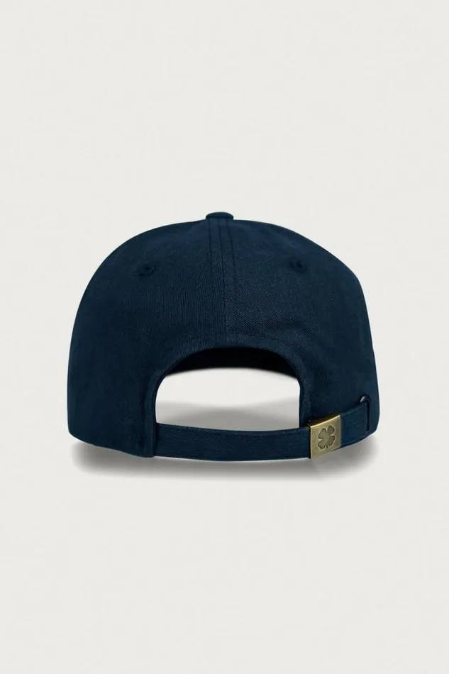 MenWomen Lucky Brand Hats Lucky 1990 Embroidered Dad Hat Dark Blue