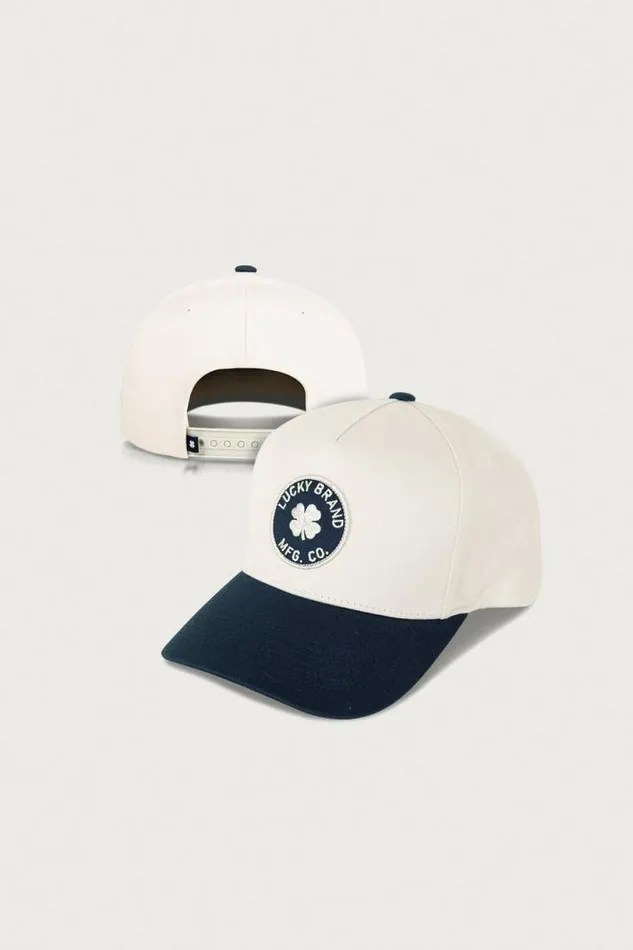 MenWomen Lucky Brand Hats Lucky Mfg Co Patch Hat Natural