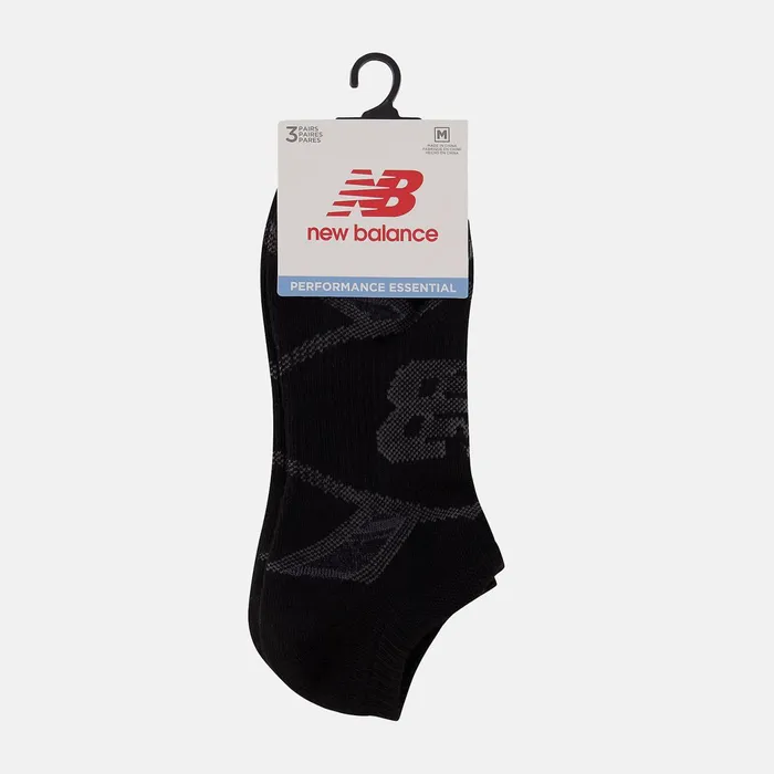 MenWomen Performance No Show Socks 3 Pack Black New Balance Socks MenWomen Performance No Show Socks 3 Pack Black New Balance Socks