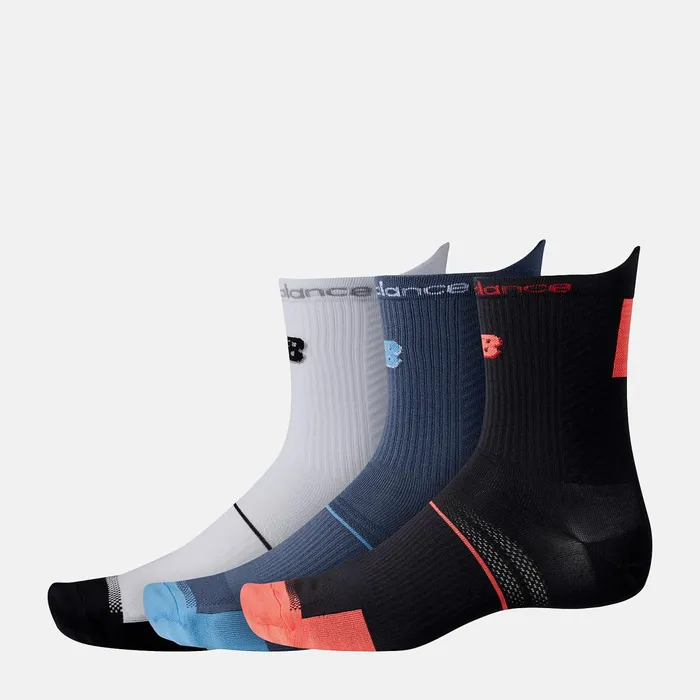 MenWomen Running Accelerate Midcalf Tab 3 Pack Assorted 1 Colors New Balance Socks MenWomen Running Accelerate Midcalf Tab 3 Pack Assorted 1 Colors New Balance Socks