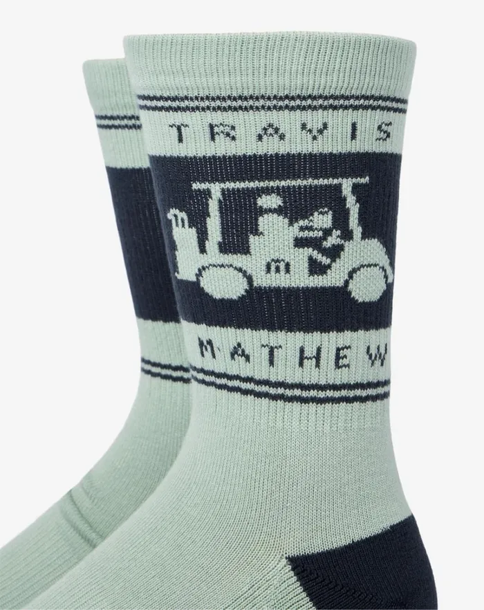 MenWomen Socks TravisMathew MAPES CREW SOCK Jadeite MenWomen Socks TravisMathew MAPES CREW SOCK Jadeite