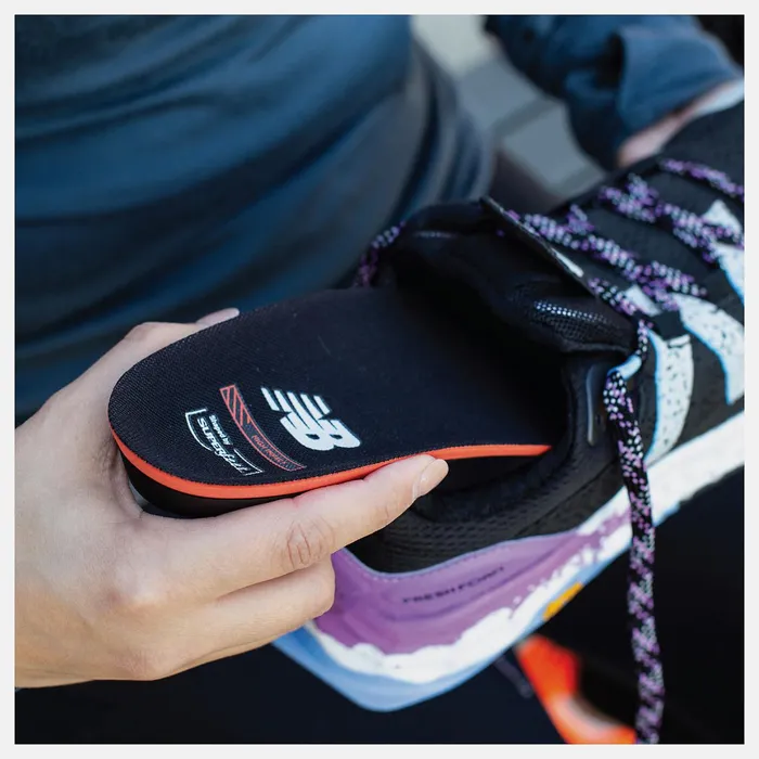 MenWomen Sport Women039s High Impact Insole Black With Varsity Orange New Balance Insoles MenWomen Sport Women039s High Impact Insole Black With Varsity Orange New Balance Insoles