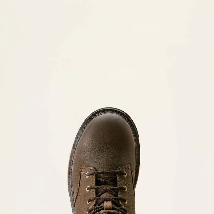 Men Work Boots Ariat Big Rig 8quot Waterproof Work Boot Iron Coffee Men Work Boots Ariat Big Rig 8quot Waterproof Work Boot Iron Coffee