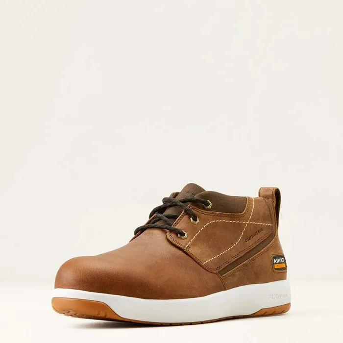 Men Work Boots Ariat Conveyer Composite Toe Work Shoe Sandstorm