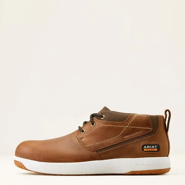 Men Work Boots Ariat Conveyer Composite Toe Work Shoe Sandstorm Men Work Boots Ariat Conveyer Composite Toe Work Shoe Sandstorm