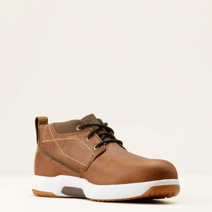 Men Work Boots Ariat Conveyer Composite Toe Work Shoe Sandstorm Men Work Boots Ariat Conveyer Composite Toe Work Shoe Sandstorm