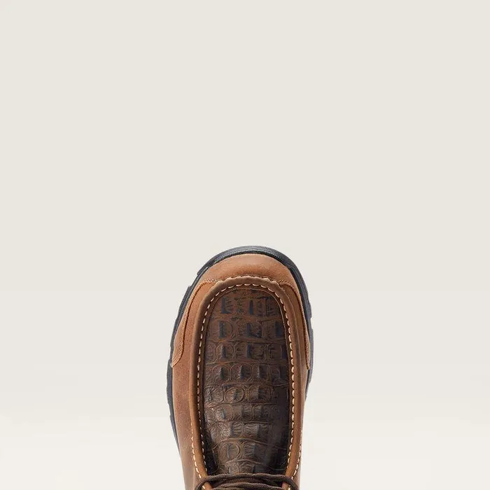 Men Work Boots Ariat Edge LTE Moc Composite Toe Work Boot Brown