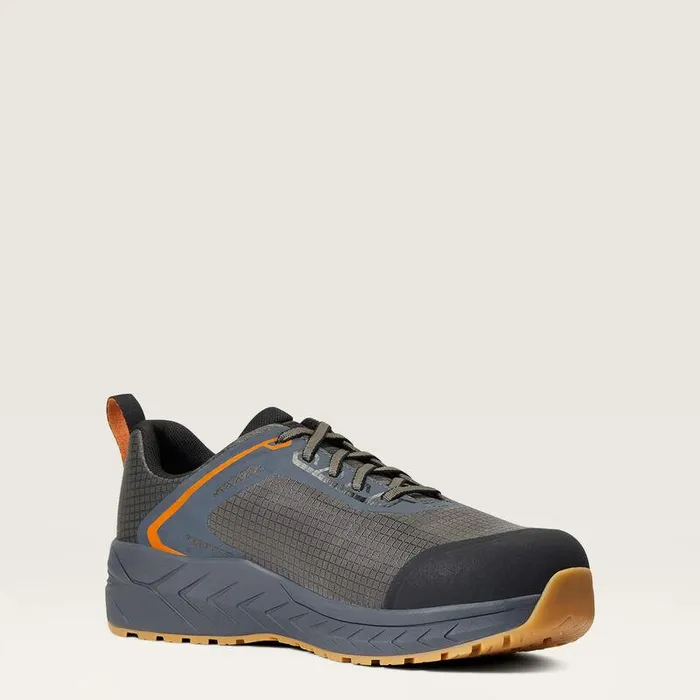 Men Work Boots Ariat Outpacetrade Composite Toe Safety Shoe Gunmetal Men Work Boots Ariat Outpacetrade Composite Toe Safety Shoe Gunmetal