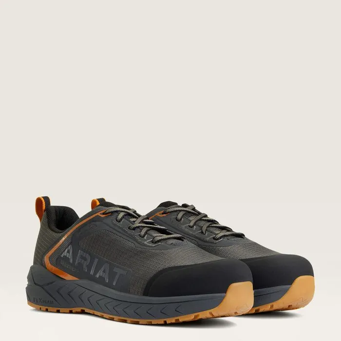 Men Work Boots Ariat Outpacetrade Composite Toe Safety Shoe Gunmetal Men Work Boots Ariat Outpacetrade Composite Toe Safety Shoe Gunmetal