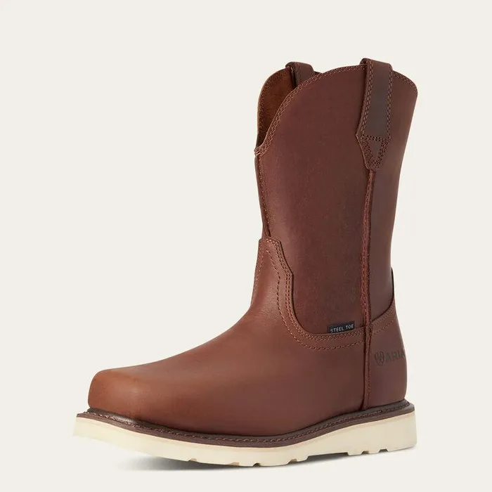 Men Work Boots Ariat Rambler Wedge Steel Toe Work Boot Foothill Brown