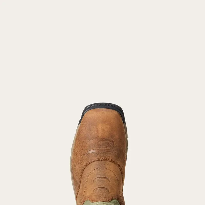 Men Work Boots Ariat Rebar Flex Western Waterproof Composite Toe Work Boot Rye Brown Men Work Boots Ariat Rebar Flex Western Waterproof Composite Toe Work Boot Rye Brown