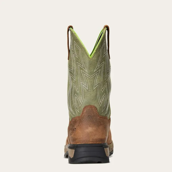 Men Work Boots Ariat Rebar Flex Western Waterproof Composite Toe Work Boot Rye Brown Men Work Boots Ariat Rebar Flex Western Waterproof Composite Toe Work Boot Rye Brown