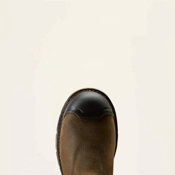 Men Work Boots Ariat Stump Jumper PullOn BOA Waterproof Composite Toe Work Boot Iron Coffee Men Work Boots Ariat Stump Jumper PullOn BOA Waterproof Composite Toe Work Boot Iron Coffee