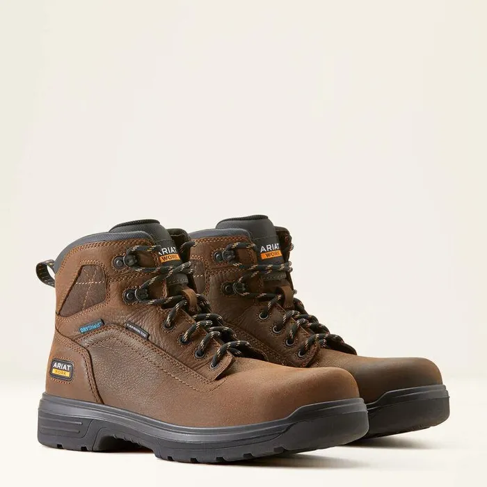 Men Work Boots Ariat Turbo 6quot Waterproof Carbon Toe Work Boot Rich Brown Men Work Boots Ariat Turbo 6quot Waterproof Carbon Toe Work Boot Rich Brown