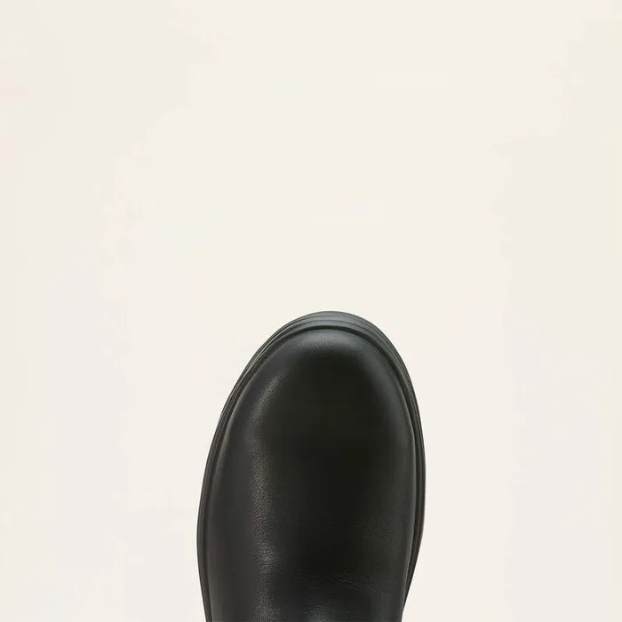 Men Work Boots Ariat Turbo Chelsea CSA Waterproof Carbon Toe Work Boot All Black