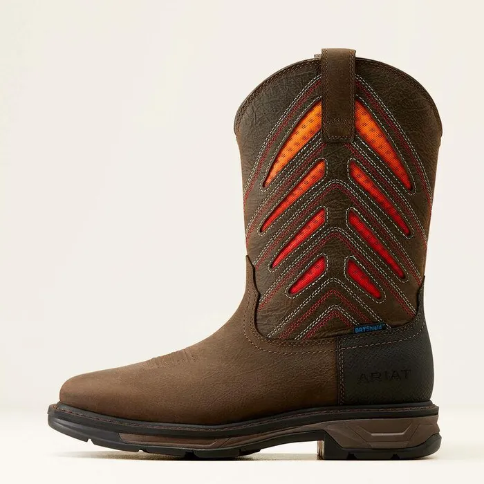 Men Work Boots Ariat WorkHog XT VentTEK Waterproof Work Boot Iron Coffeesunset Men Work Boots Ariat WorkHog XT VentTEK Waterproof Work Boot Iron Coffeesunset