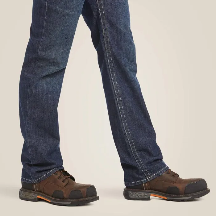 Men Workwear Ariat FR M4 Relaxed Boundary Boot Cut Jean Shale