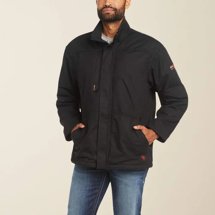 Men Workwear Ariat FR Workhorse Insulated Jacket Black