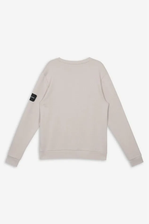 Mens Ansdell Cargo Jumper 8211 Stone Jameson Carter Hoodies and Sweatshirts