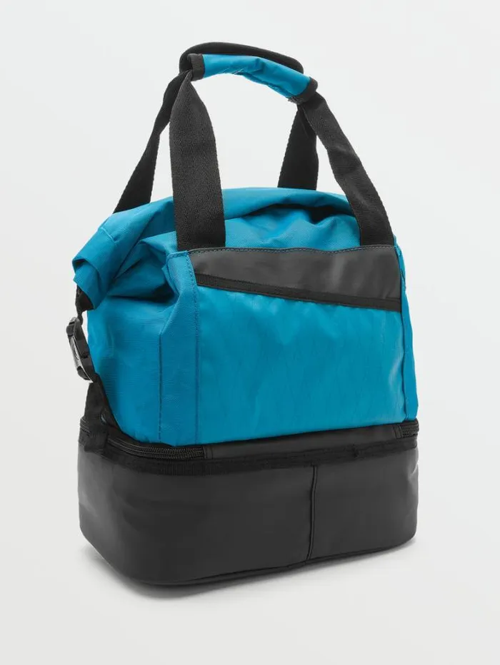 Mens Bags and Backpacks Volcom Outbound Rolltop Lunch Kit 8211 Blue