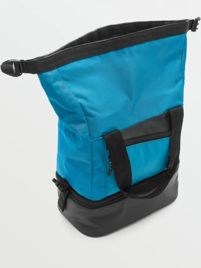 Mens Bags and Backpacks Volcom Outbound Rolltop Lunch Kit 8211 Blue