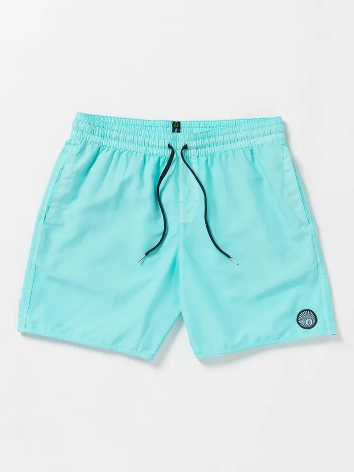 Mens Boardshorts and Trunks Volcom Center Trunks 8211 Neon Blue