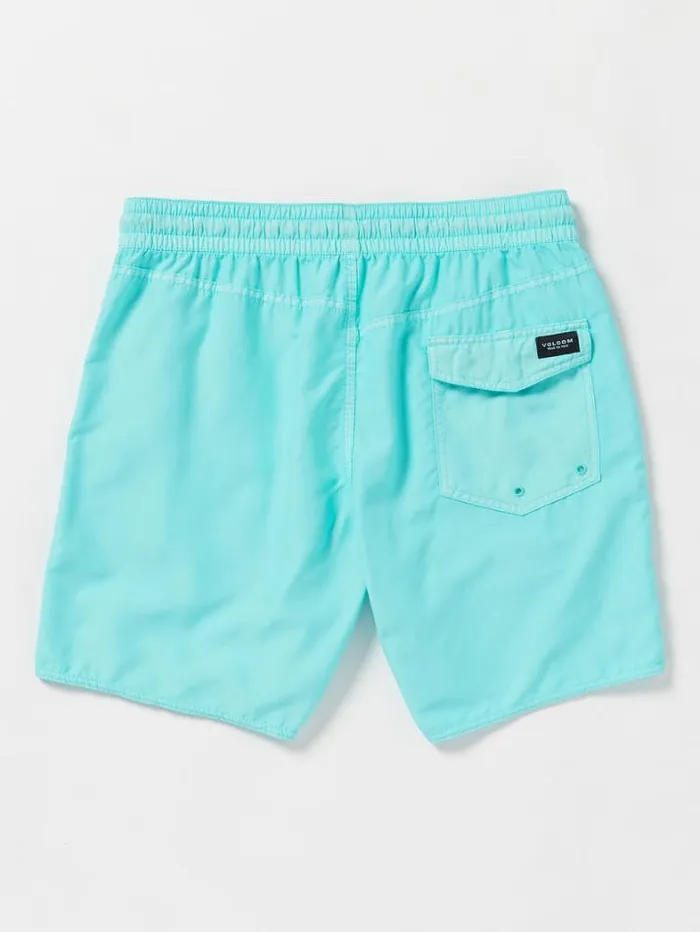 Mens Boardshorts and Trunks Volcom Center Trunks 8211 Neon Blue