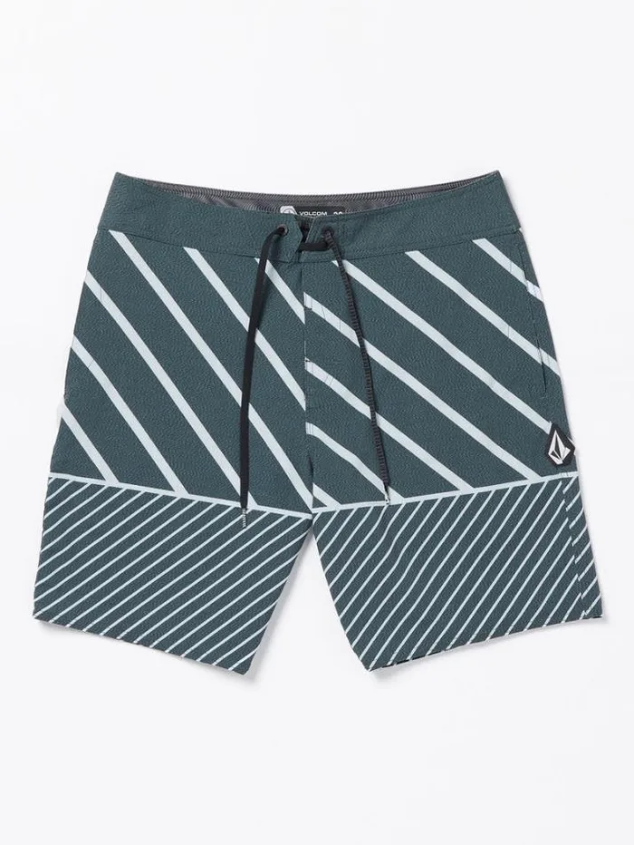 Mens Boardshorts and Trunks Volcom Quarta Static ModTech Boardshorts 8211 Black