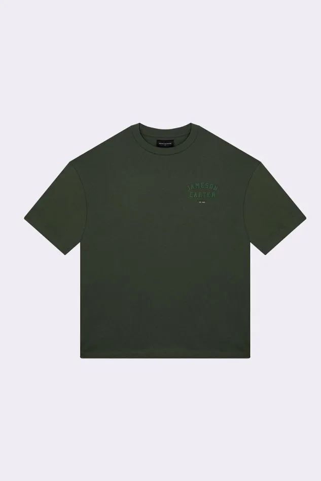 Mens Brooks TShirt 8211 Khaki Jameson Carter TShirts