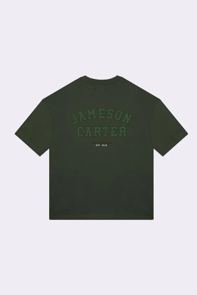 Mens Brooks TShirt 8211 Khaki Jameson Carter TShirts