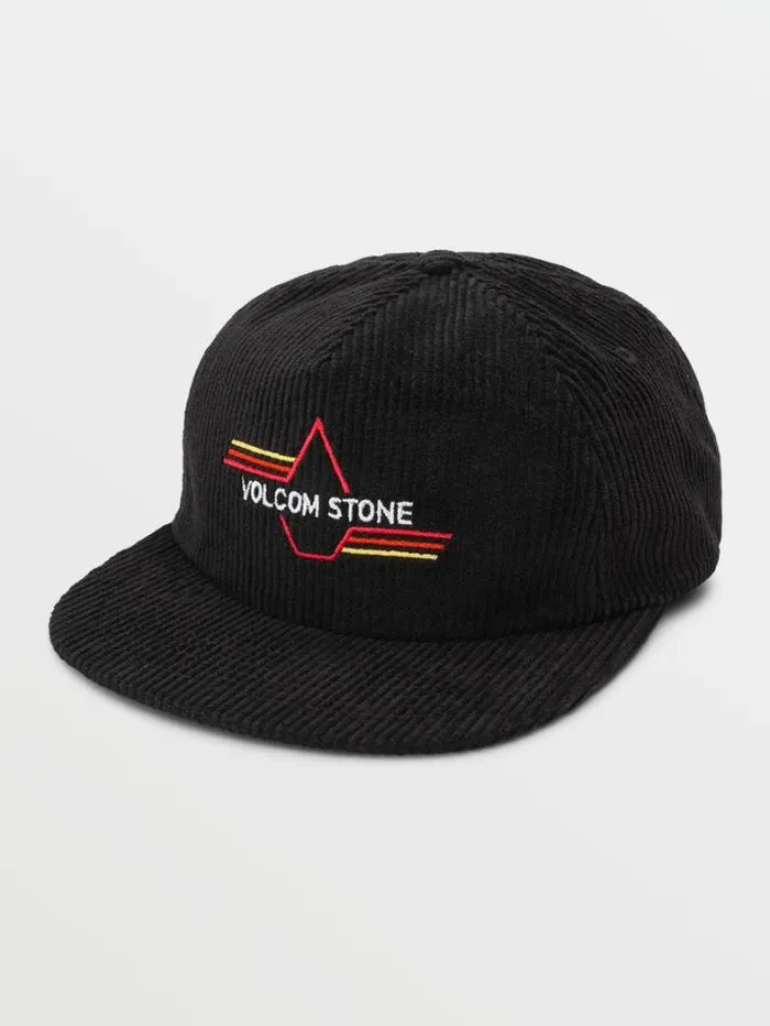 Mens Hats and Beanies Volcom Stone Tanker Adjustable Hat 8211 Black