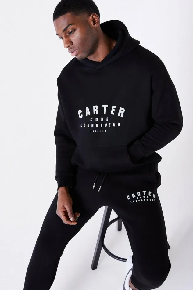 Mens Heritage Oversized Hoodie Jameson Carter Hoodies and Sweatshirts