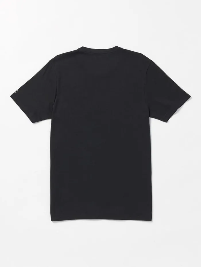 Mens Hiking Volcom Solid Short Sleeve Tee 8211 Black