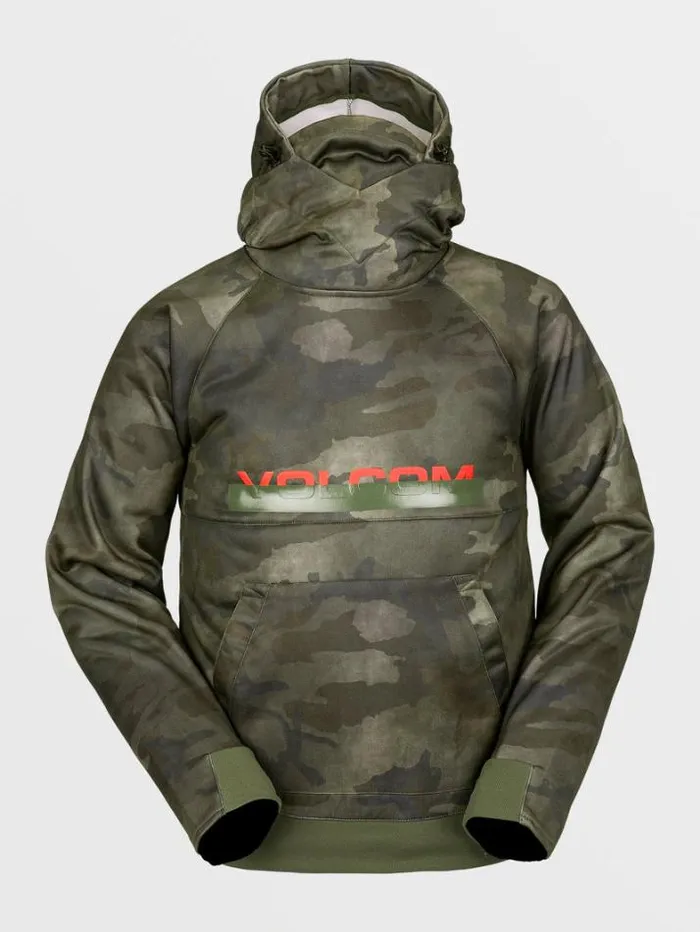 Mens Hoodies and Sweatshirts Volcom Hydro Riding Hoodie 8211 Cloudwash Camo